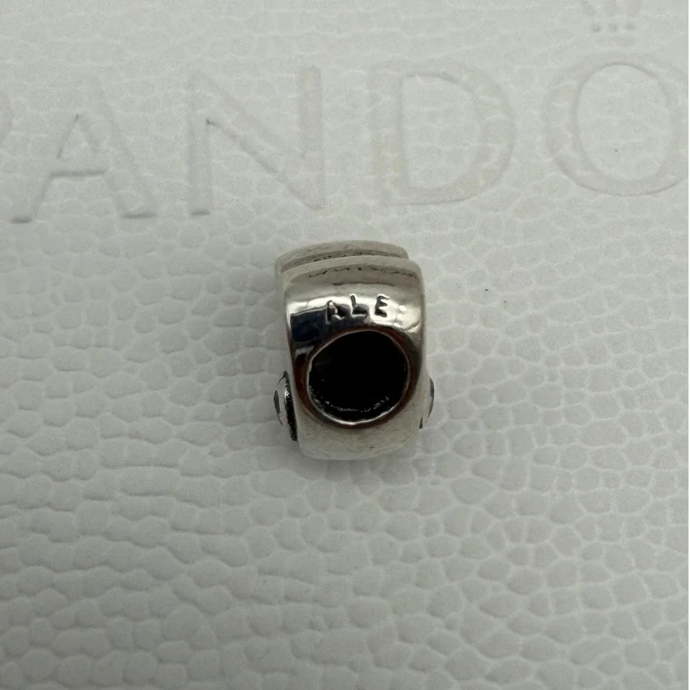 Pandora Sister Heart Charm - Pink Crystal Sterling Silver S925 - NWT‎
